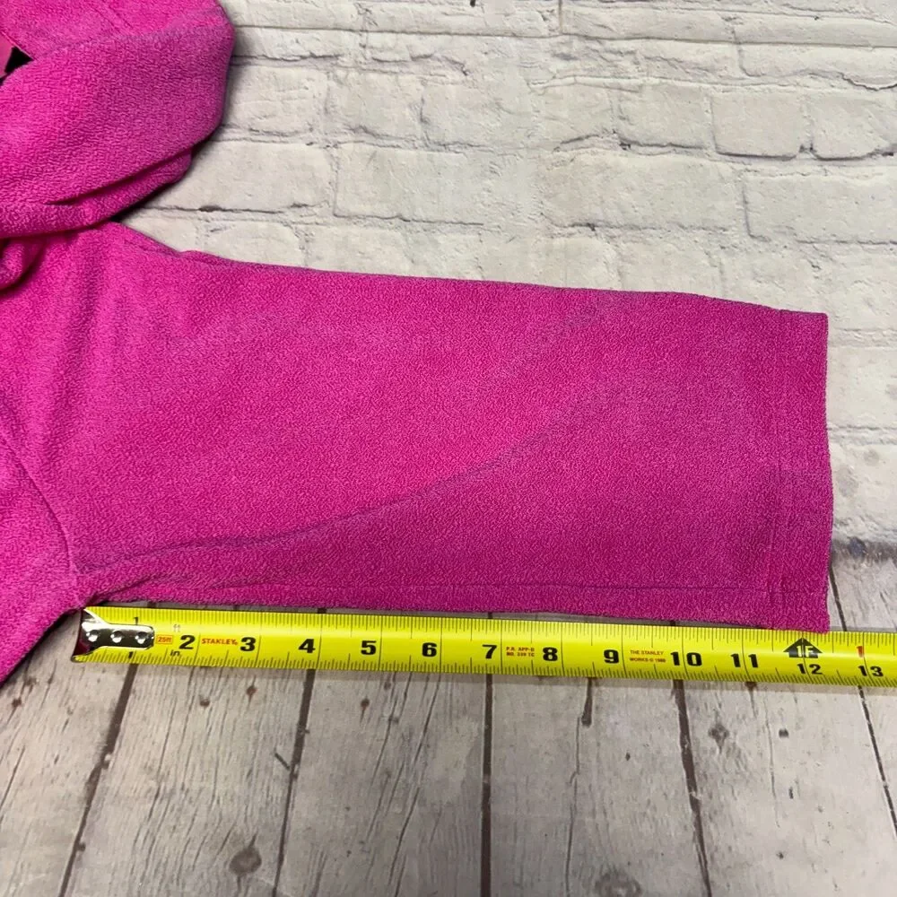 Ali Miles Women 3/4 Sleeve Blouse Top Shirt Size XL X-Large Pink D123 -22